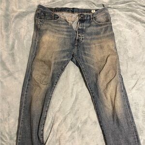 Levi’s 501 Selvedge Jeans men’s size 38x32 white oak cone denim